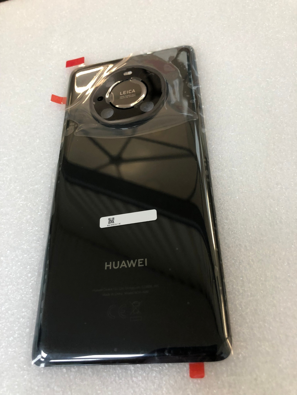 Задняя крышка для Huawei Mate 40 Pro чёрная Оригинал