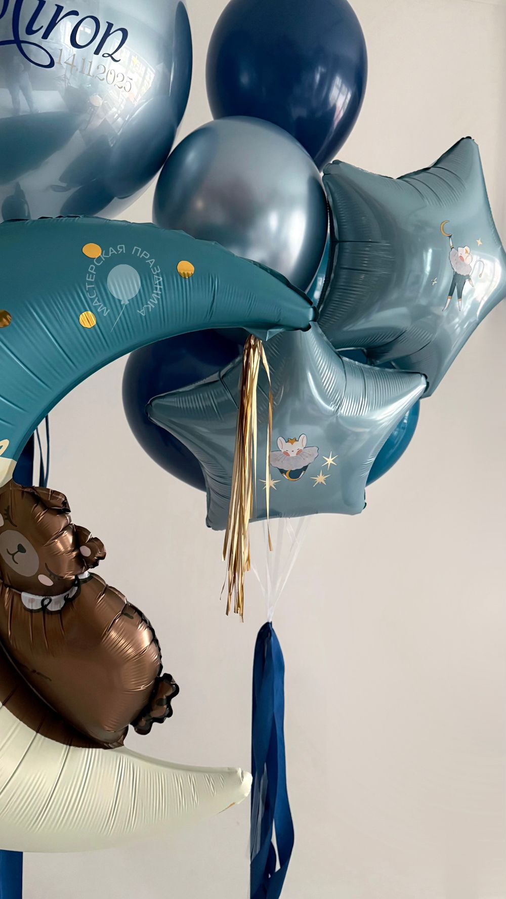 Воздушные шары на выписку для мальчика №8863  Изображение3