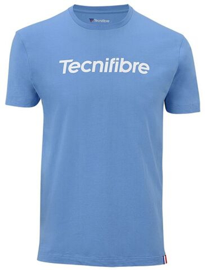 Детская теннисная футболка Tecnifibre Club Cotton Tee - Blue