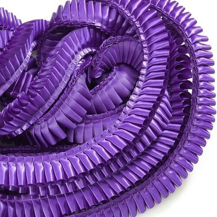 Лента плиссированная для наградных розеток. Цвет СИРЕНЕВЫЙ. Код цвета 45В.