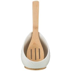 ПОДСТАВКА ПОД ЛОЖКУ LEFARD "NATIVE" 10*10*11,5 СМ С ДЕР. ЛОПАТКОЙ (КОР=16ШТ.)