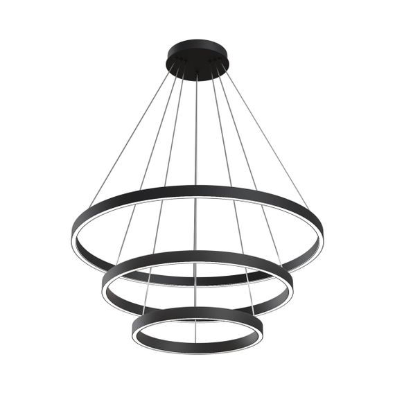 Подвесной светодиодный светильник Maytoni Rim MOD058PL-L100BK