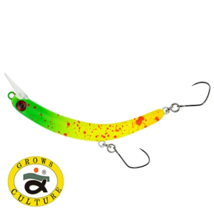 Форелевый воблер банан slim XS GROWS CULTURE 3.9 гр. 60мм тонущий #18