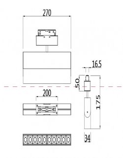 Светильник на штанге Maytoni Points TR015-2-20W4K-W