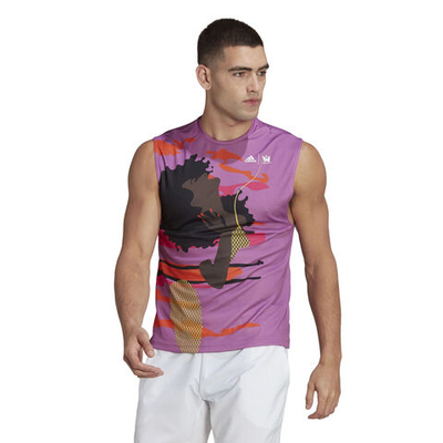 Женская теннисная майка adidas New York Unitefit SVL Tank Top - Violet, Multicoloured