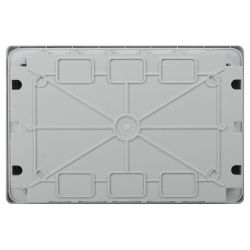 Корпус пластиковый встраиваемый ЭРА COMFORT ЩРВ-П-12 IP40 прозрачная крышка белый | Корпуса пластиковые модульные