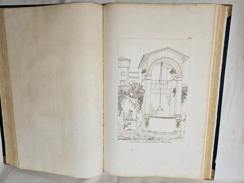 Palais, Maisons, et autres edifices modernes, dessines a Rome, publies a Paris l`an 6 de la Republique francaise (1798, v. st.). [Дворцы, дома и другие современные здания срисованные в Риме и изданные в Париже в 1798 г.)]