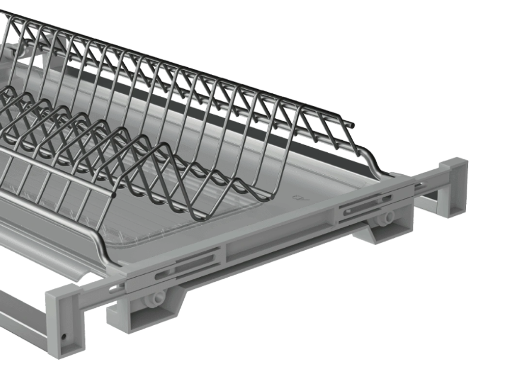 Сушка нержавеющая сталь 600 Glory-line, AQ 16 мм (1 жесткий поддон)