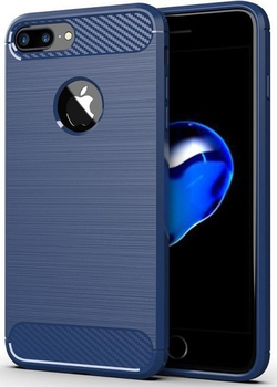 Чехол для iPhone 7 Plus цвет Blue (синий), серия Carbon от Caseport