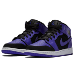 Кроссовки Air Jordan 1 Mid GS Black Dark Concord