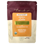 Teeccino, растворимое травяное латте, фундук, средняя обжарка, без кофеина, 224 г (7,9 унции)
