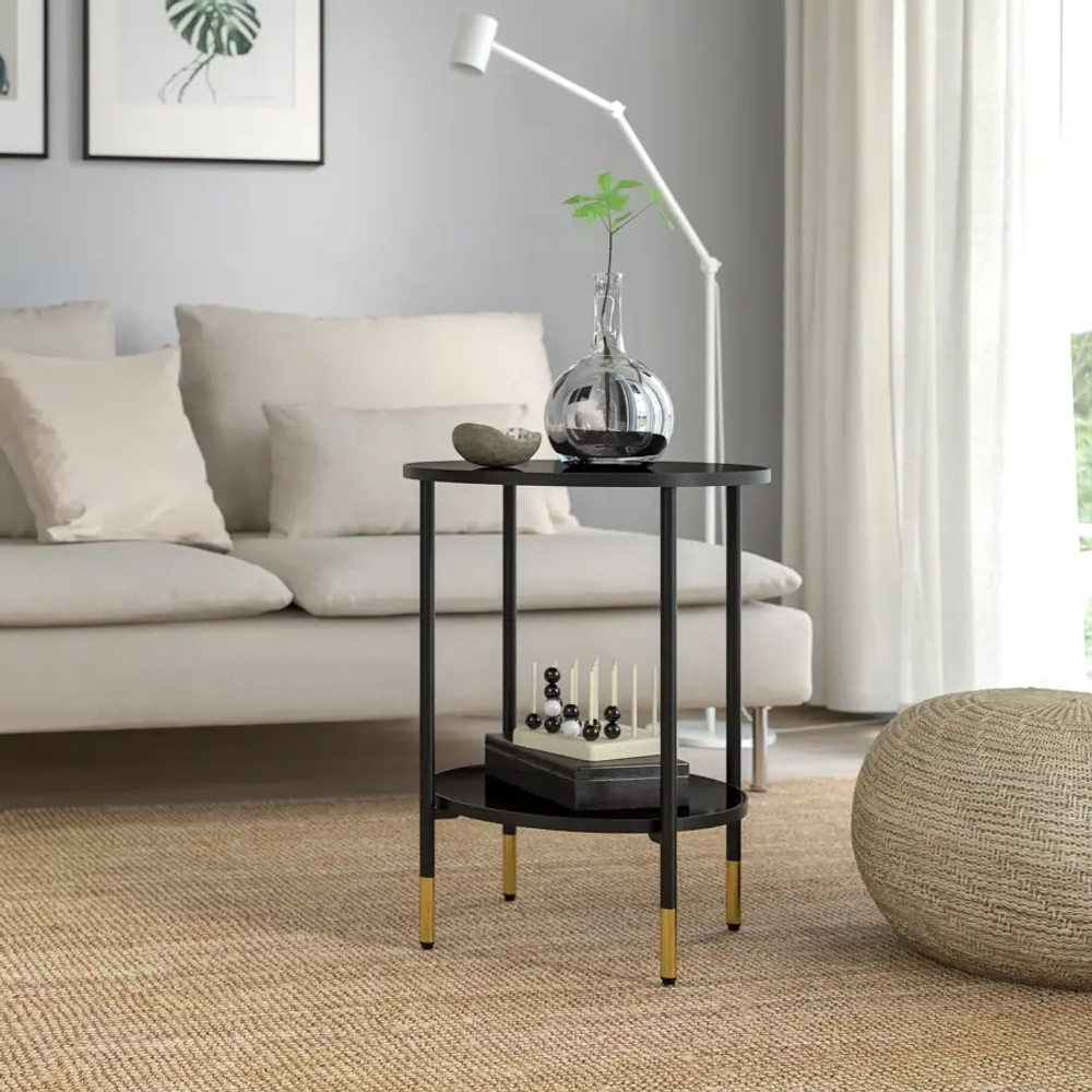 Журнальный стол - ÄSPERÖD / АSPERОD IKEA/ ЭСПЕРЕД ИКЕА, 45 см, черный