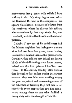 A terrible wrong, by Ada Brisson | M. E. Braddon