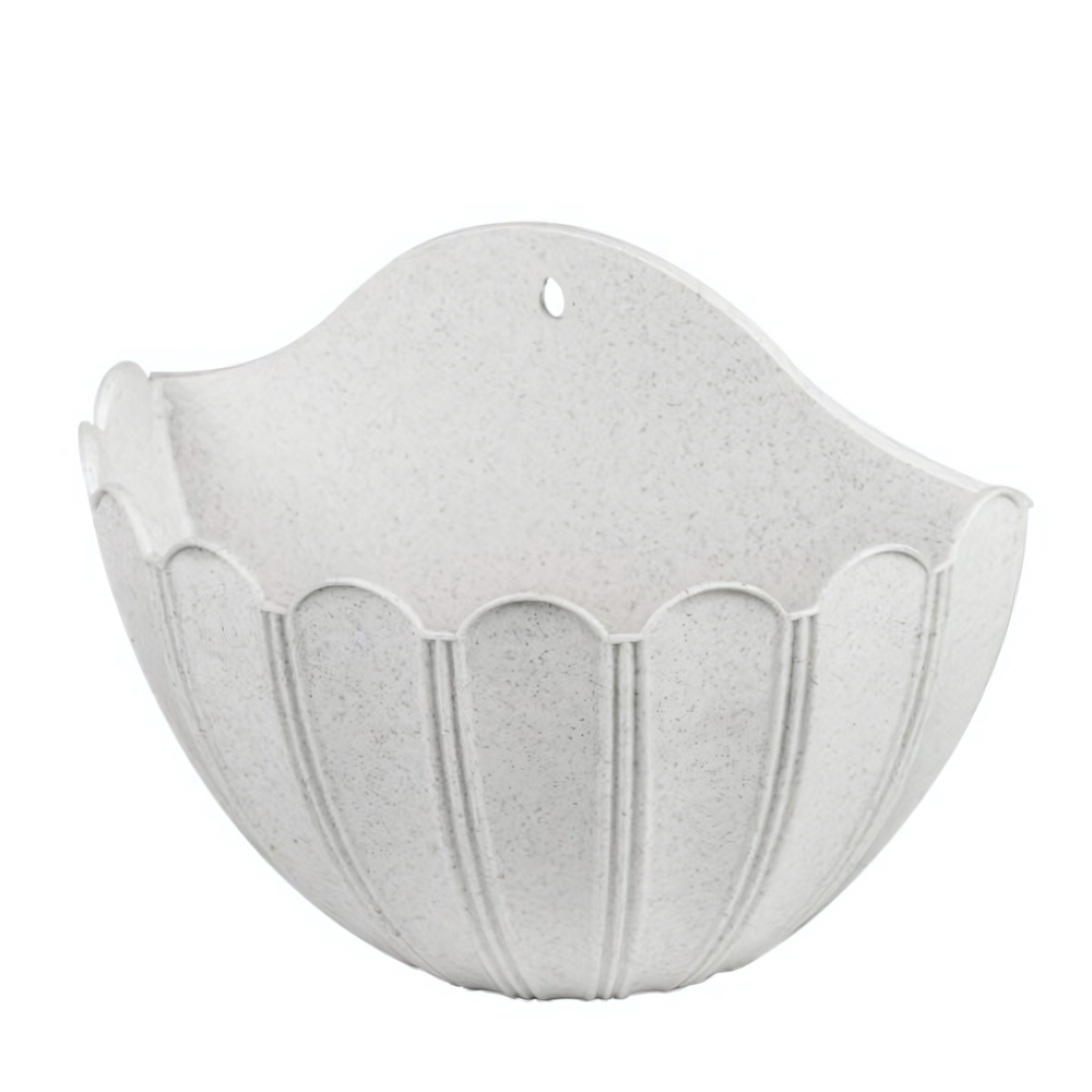 Кашпо "Хризантема" настенное 1л (мрам)