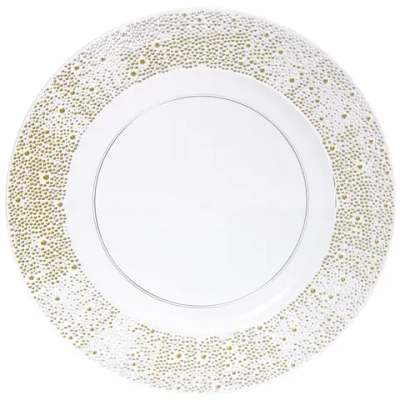 Поднос пластиковый «Кристалл» 33см золотой песок