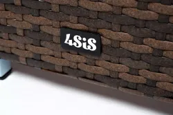 "Капучино" кашпо для цветов плетеное из искусственного ротанга, цвет коричневый