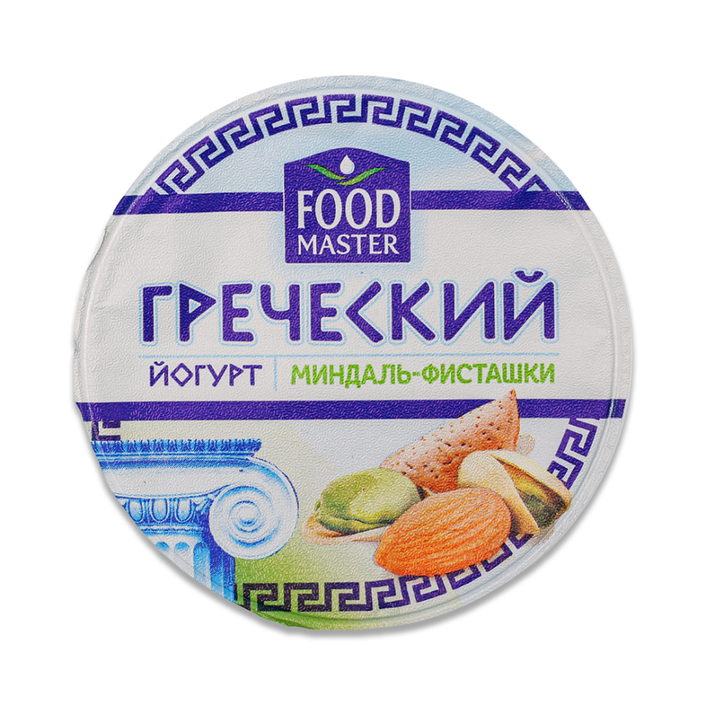 Йогурт Food Master греческий миндаль фисташки 130 гр