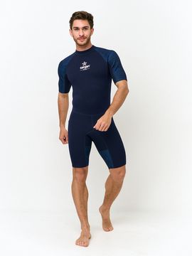 Гидрокостюм SARGAN Sport  1011/BL, мужской, короткий, неопрен 2мм, синий