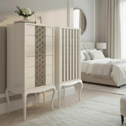 AMURA Комод 6 ящ.(70*145) 98% GLOSS/CAPITONE