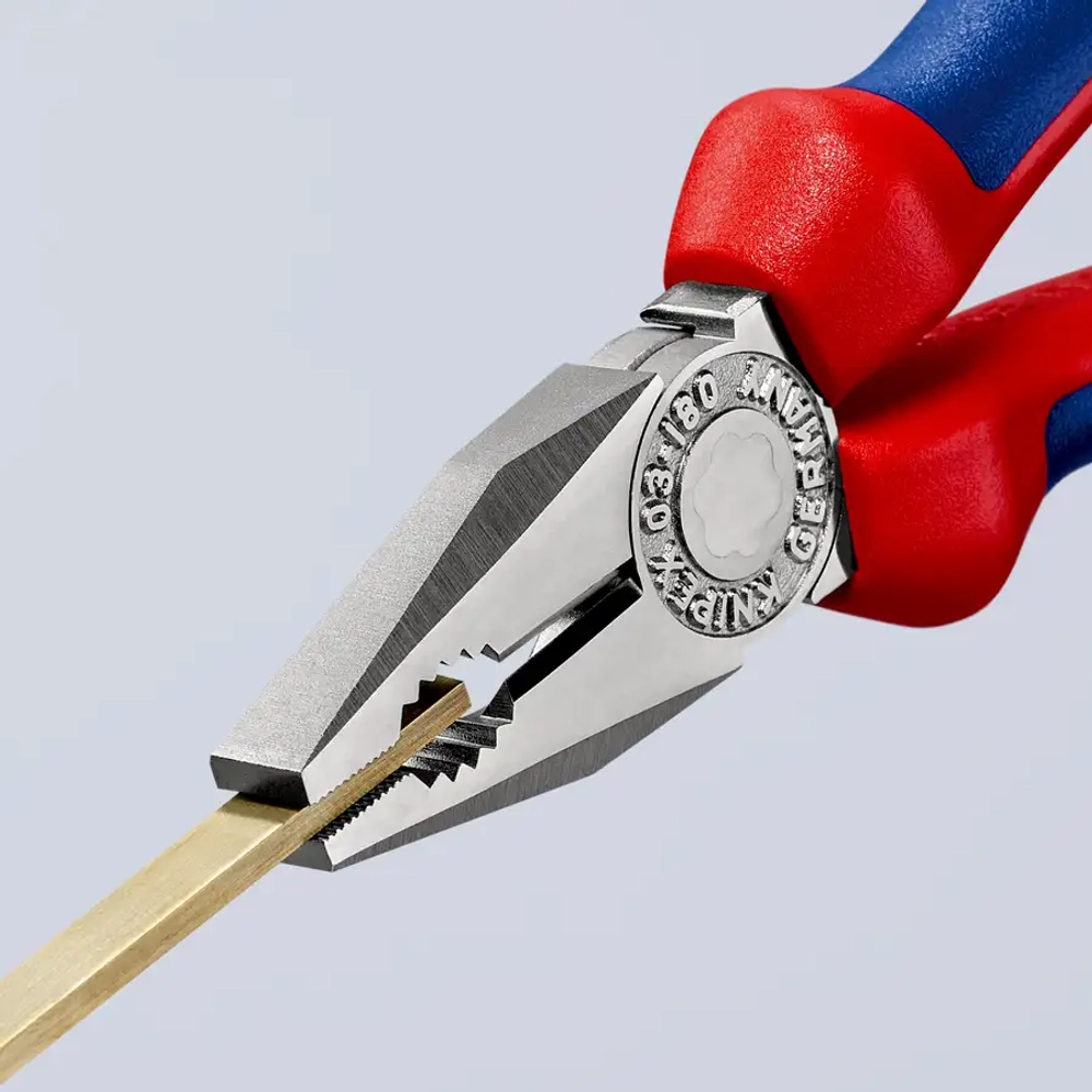 Плоскогубцы комбинированные хромированные 180 мм Knipex 03 05 180 SB