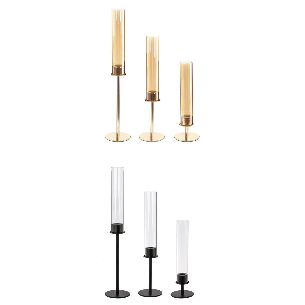 GAEM Набор из 3-х подсвечников, L10 W10 H50 см, 2в.