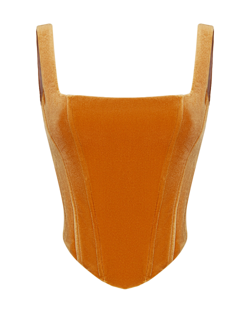 Корсет из бархата