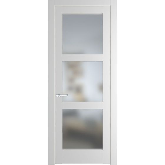 Межкомнатная дверь эмаль Profil Doors 4.6.2PD крем вайт остеклённая