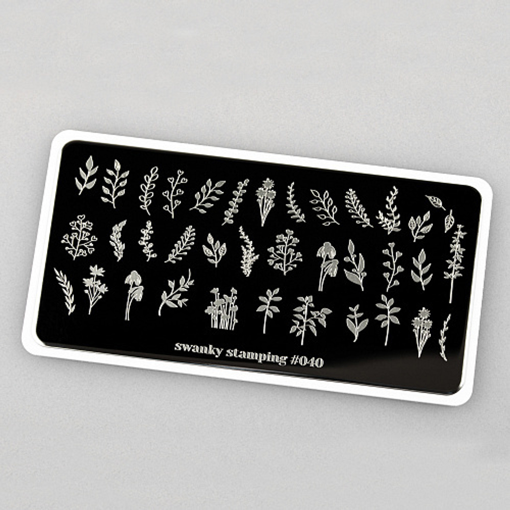Пластина Swanky Stamping 040