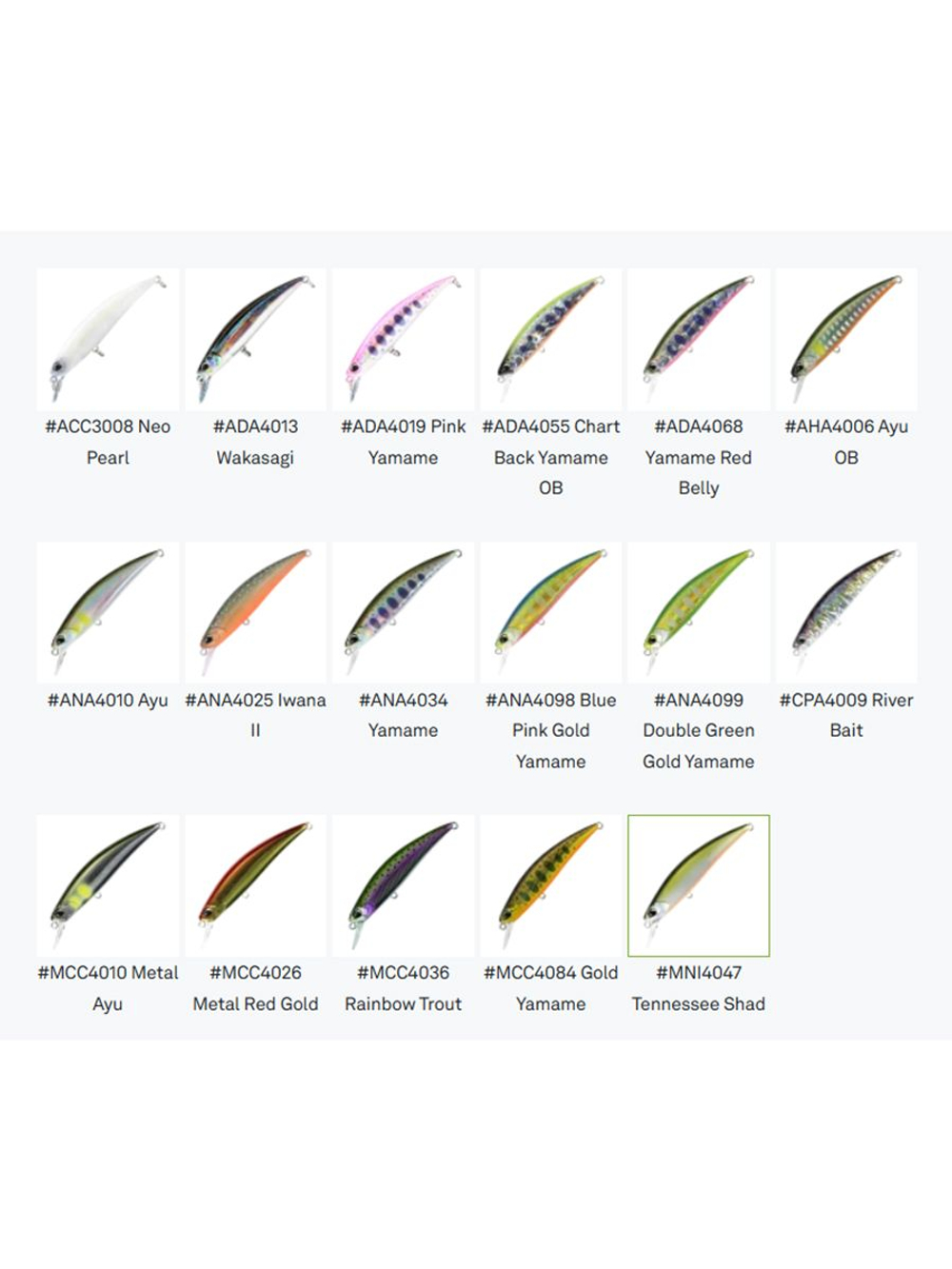 Воблер для рыбалки DUO Spearhead Ryuki 70 S Light, ANA4099 Double Green Gold Yamame, 70 мм, 7 г, тонущий, минноу