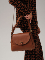 Кожаная сумка Deboro 30737 фундук