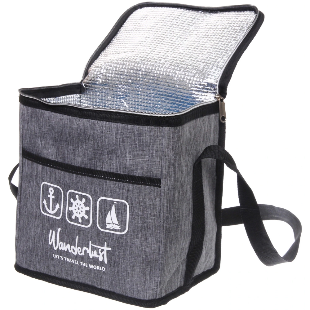 Термосумка 10 л, 24*16*24 см, M1050-1G, серый