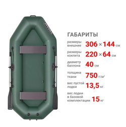 Лодка пвх Фрегат М-5 Оптима Light