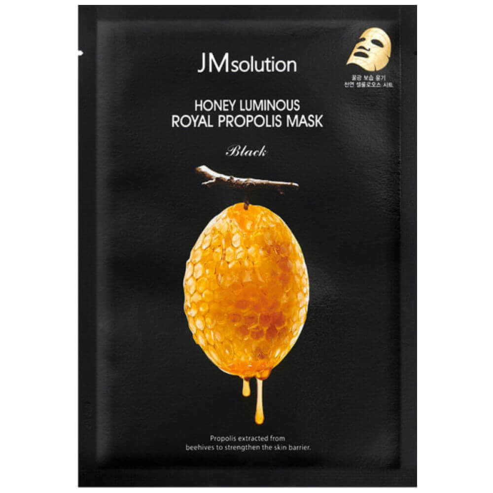 Тканевая маска с экстрактом прополиса JM SOLUTION Honey Luminous Royal Propolis Mask