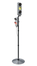 Светофор Стандарт раздельного типа пешеходный+транспортный на стойке с основанием