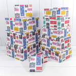 Коробка 34х26х15.3 см Набор 10 шт "Подарки" (Белый)