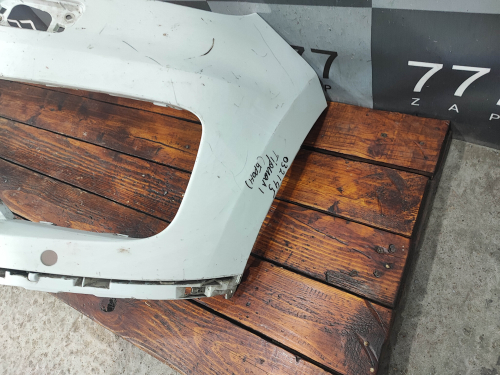 Бампер передний R-Line VW Touareg 2 14-18 Б/У Оригинал 7P6807221F