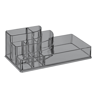 Органайзер для косметики 8 отделений, 175x95х60мм (бесцветный)
