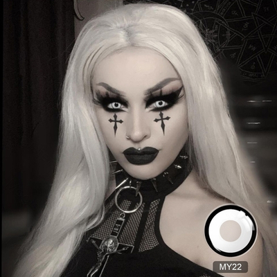 Линзы "Оборотень" (белые) 2 шт + контейнер в подарок