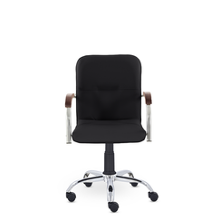 Кресло Самба GTP СН D8 (темный орех) Z11 (черный)