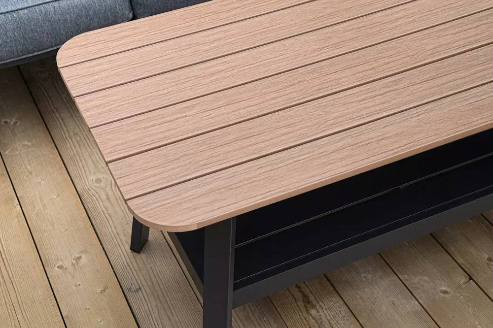 "Крокус" лаунж-зона 5-местная из алюминия, цвет темно-серый