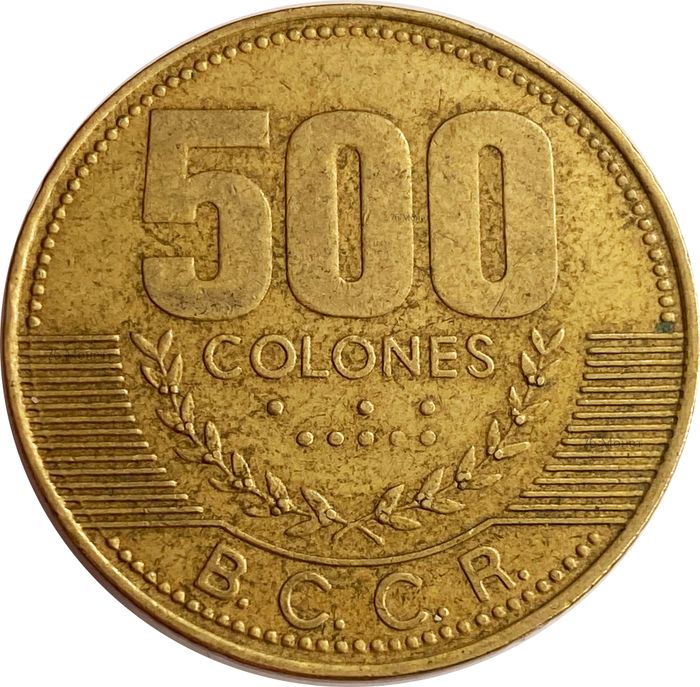 500 колонов 2003 Коста-Рика