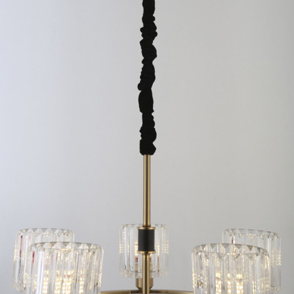 Люстра Rivoli   1026-205 5 х Е27 40 Вт хрусталь классика