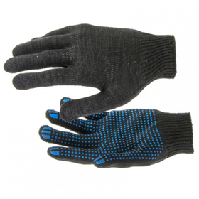 Перчатки Russia х/б ПВХ Точка 10 класс10 пар (67797)