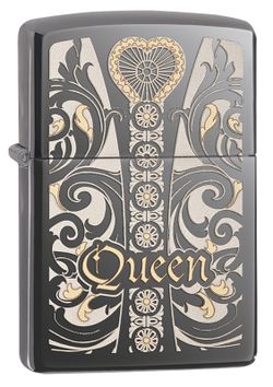 ZIPPO Queen Classic Black Ice 28797