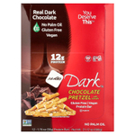 NuGo Nutrition, Dark®, протеиновые батончики, шоколадный крендель с морской солью, 12 батончиков, 50 г (1,76 унции)