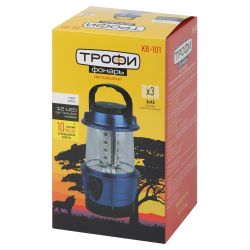 Фонарь кемпинговый светодиодный Трофи KB-101 на батарейках | Кемпинговые фонари