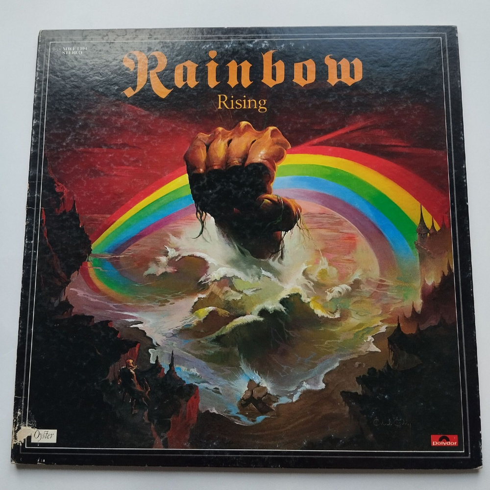 Винтажная виниловая пластинка LP Blackmore's Rainbow Rainbow Rising (Japan 1976) (No Obi) A Light In The Black MWF 1004