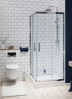 Душевой уголок Aquanet Delta Cube NPE1142 100x100, прозрачное стекло