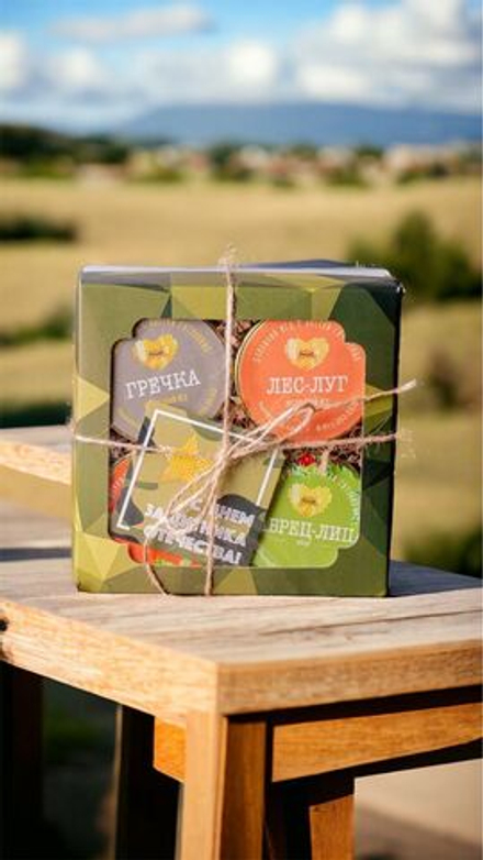 Набор №85 "4 вида мёда по 140гр"