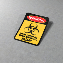 Стикеры Biohazard Mask. Наклейки сталкер, противогаз, biohazard area, fallout.